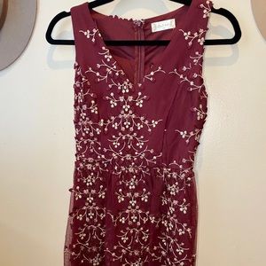 Altar’d State V Neck Midi Dress
